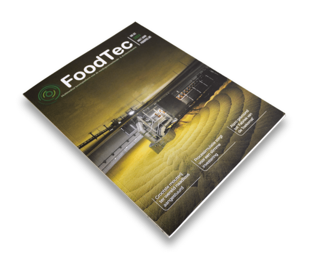 Cover van het FoodTec magazine waar de advertentie van Pivaco in verschenen is.