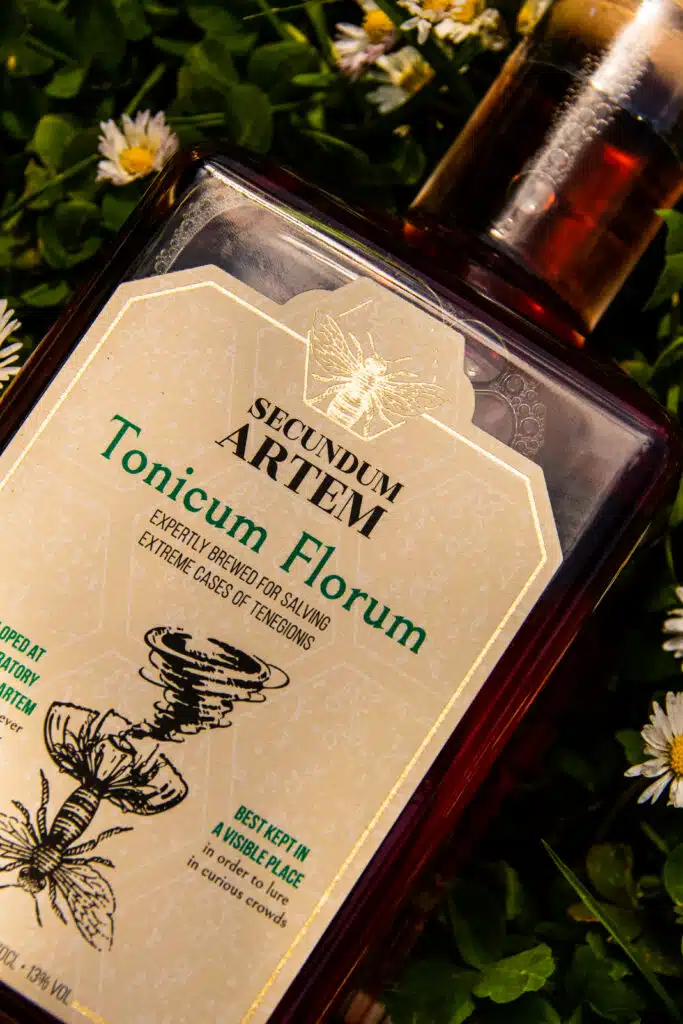 Secundum Artem honingwijn product packaging