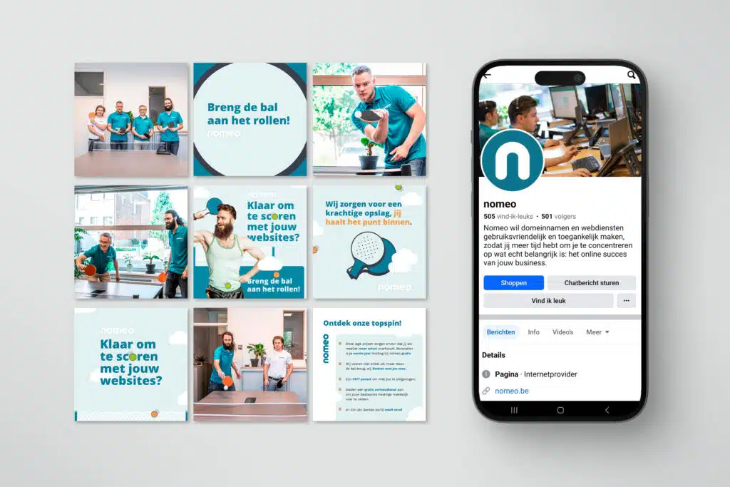 Social media feed Nomeo