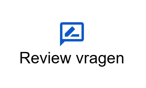 Knop 'Review vragen' in Google Bedrijfsprofiel.
