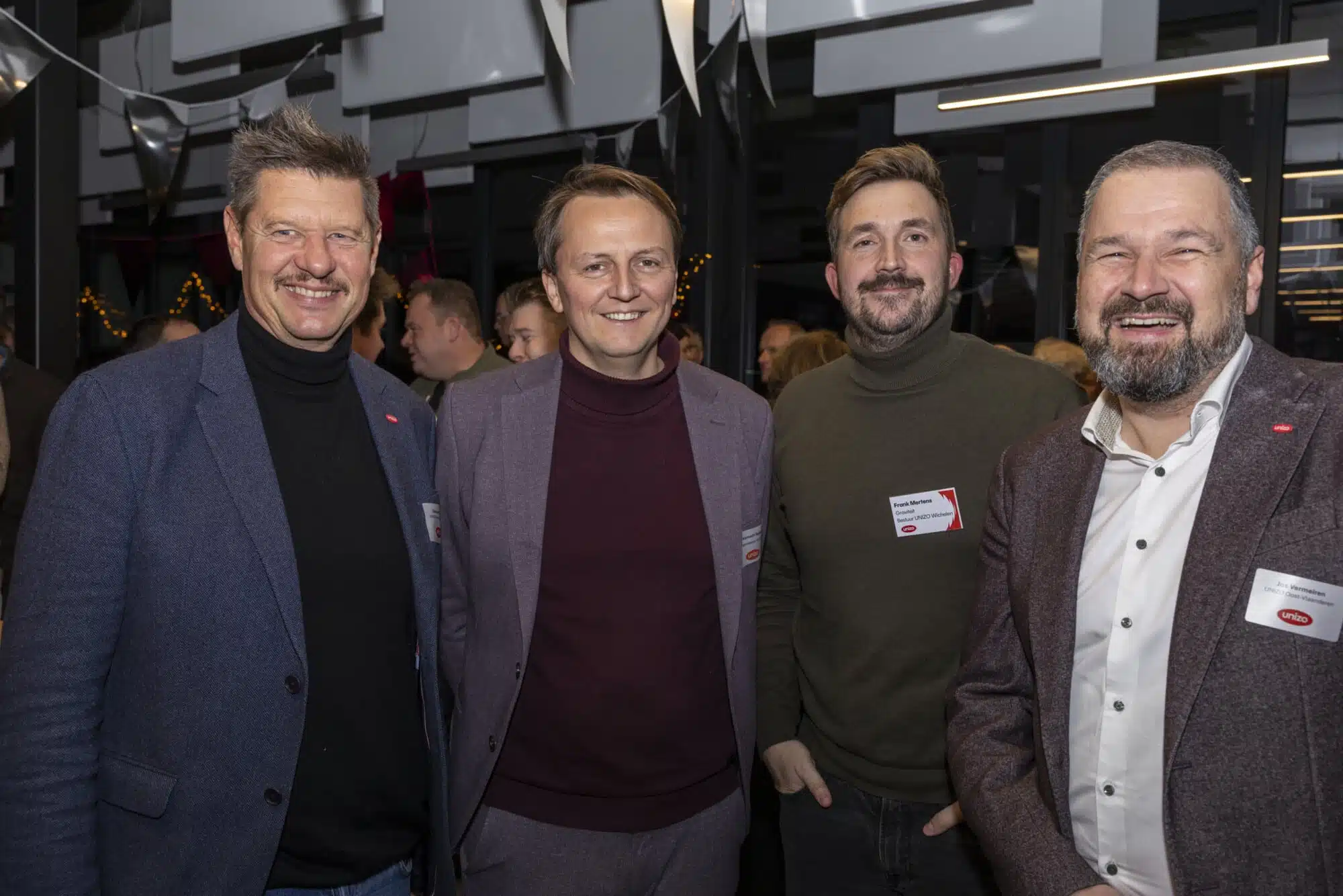 Reinaut Maus, Kenneth Taylor, Frank Mertens, Jos Vermeiren, UNIZO Wichelen