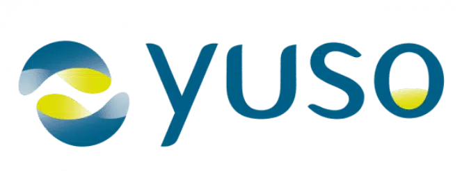 Yuso logo – klant van Graviteit, communicatiebureau voor branding en merkstrategie
