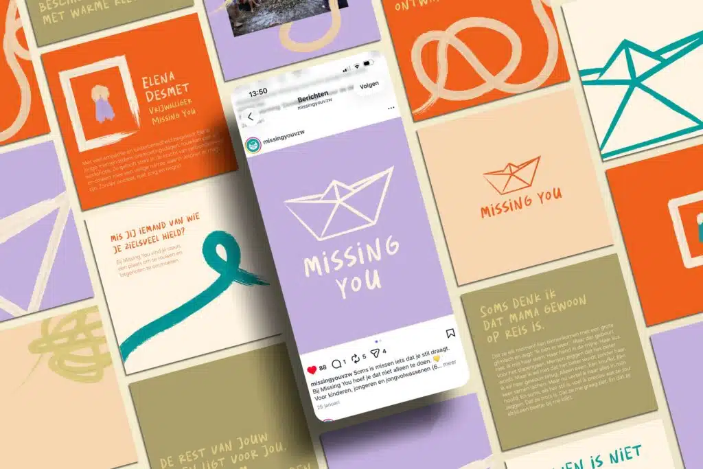 Missing You rebranding – overzicht van het nieuwe campagnemateriaal