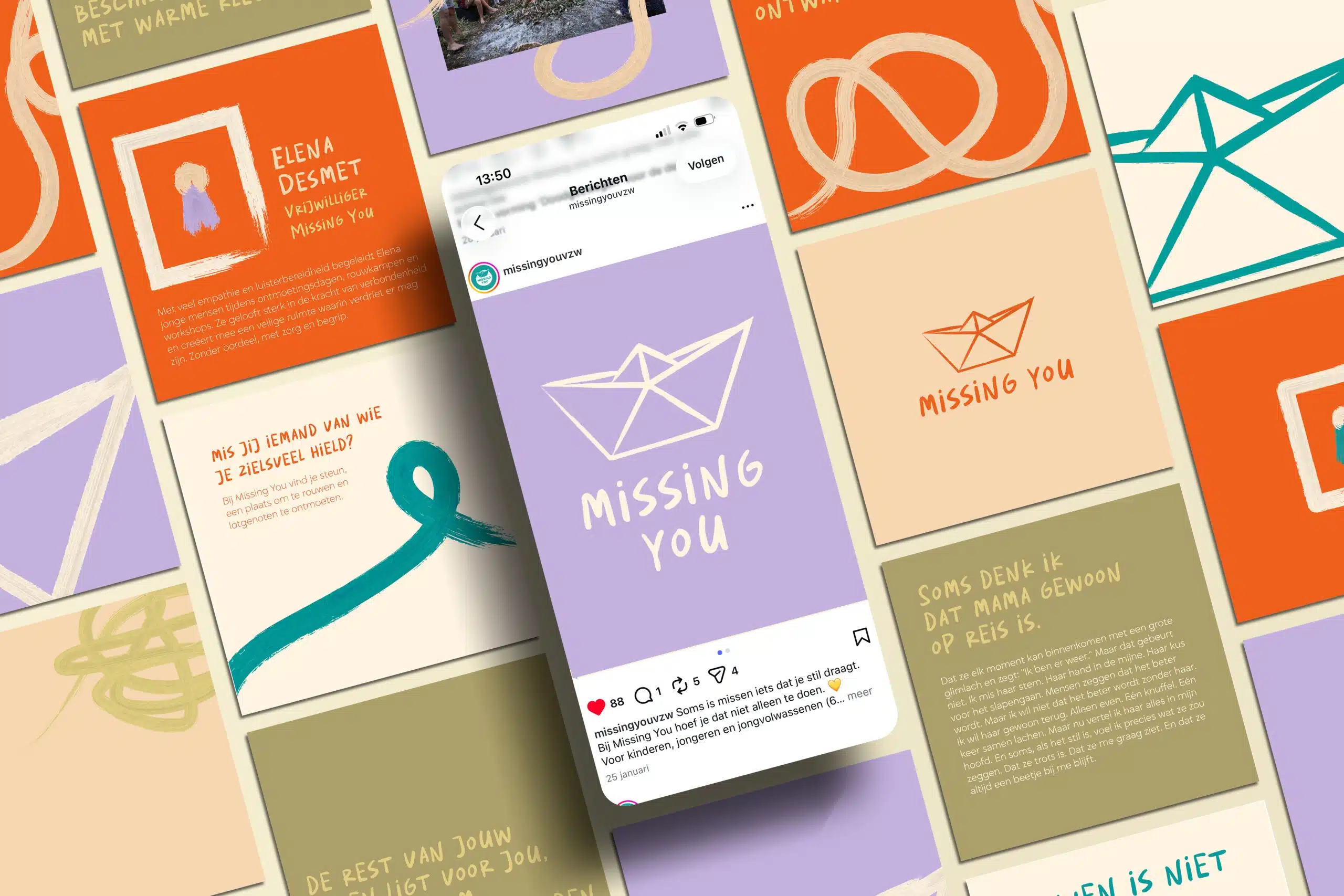 Missing You rebranding – overzicht van het nieuwe campagnemateriaal